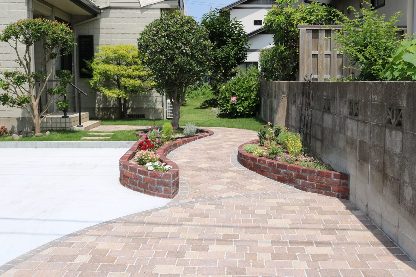 浜田市 外構リフォーム 施工前後の比較写真