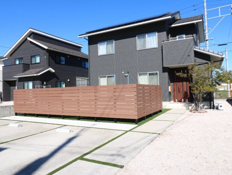 浜田市 外構工事 駐車場拡張後の施工事例